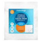 Mannings Sterile Cotton Gauze Swab 10cm x 10cm 6s