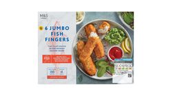 Jumbo Breaded Cod Fish Fingers Frozen 440g 808910