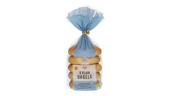 [Shelf life: 2 days or below] 5 Plain Sourdough Bagels 425g 29295982
