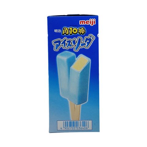 明治 角10棒四方雪條梳打味 10 X 45毫升