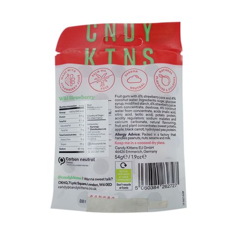 Candy Kittens Wild Strawberry Vegan Sweets 54g