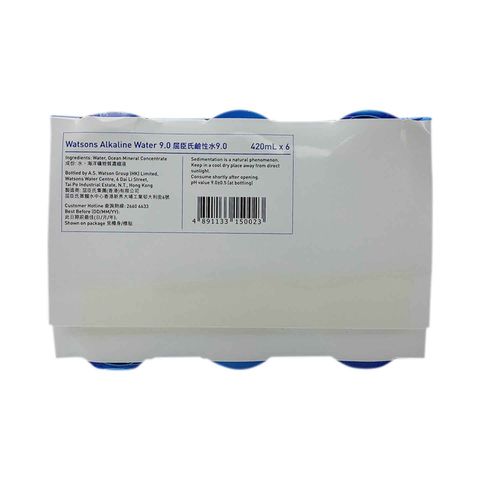 Watsons Alkaline Water 9.0 420ml x 6