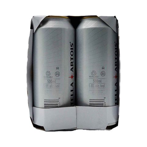 Stella Artois King Can Beer 500ml x4