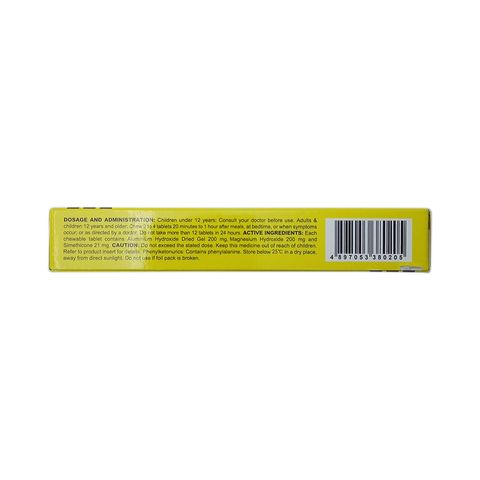 Fortune Magsil Lemon Tablets 24 Pieces