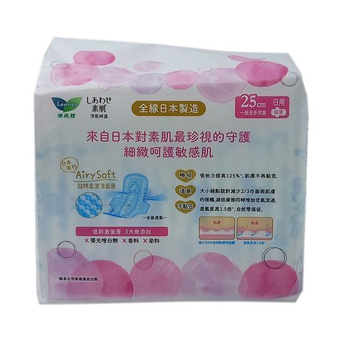 Laurier Airy Soft US Day 25cm 17 Pieces