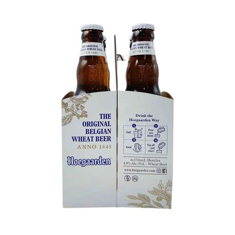 Hoegaarden Beer (Bottle) 330ml x4