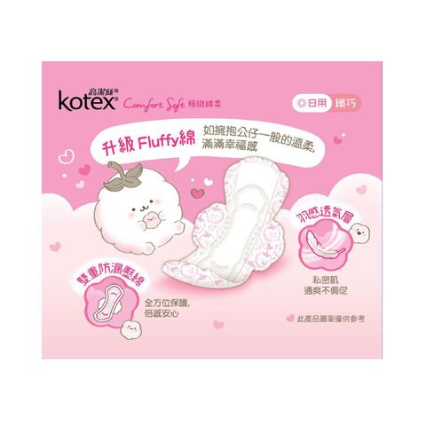 Kotex Comfort Soft Slim Day 23cm 12 Pieces