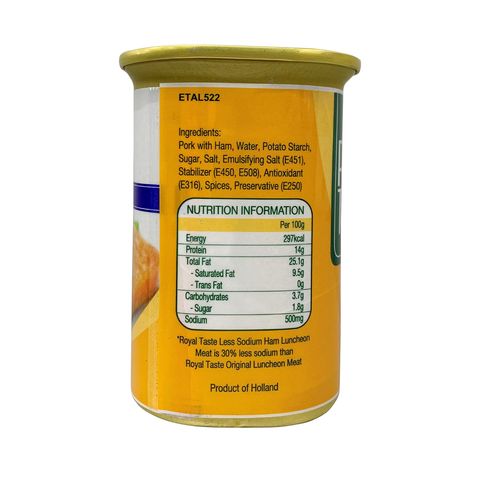 Royal Taste Less Sodium Ham Luncheon Meat 340g