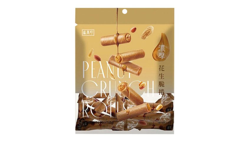 Sheng Xiang Zhen Peanut Crunch Rolls 140g [Parallel Import]
