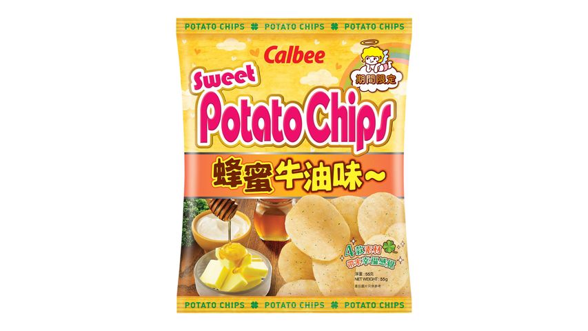 Calbee Honey & Butter Flavour Potato Chips 55g