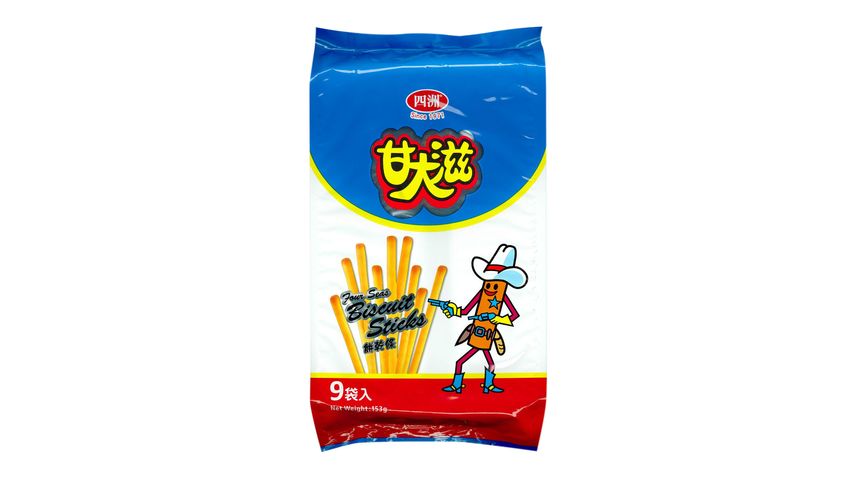 四洲 甘大滋餅乾條 (家庭裝) 153g
