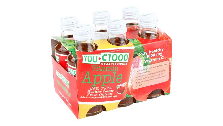 You C1000 Apple 140ml x 6