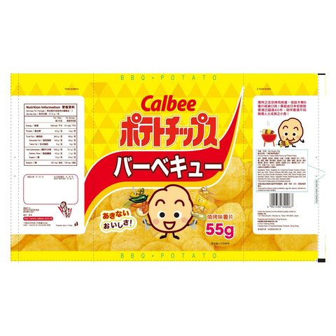 卡樂B 燒烤味薯片 55克
