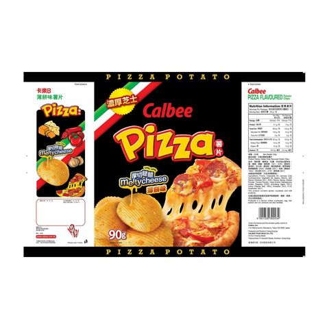 Calbee Pizza Potato Chips 90g