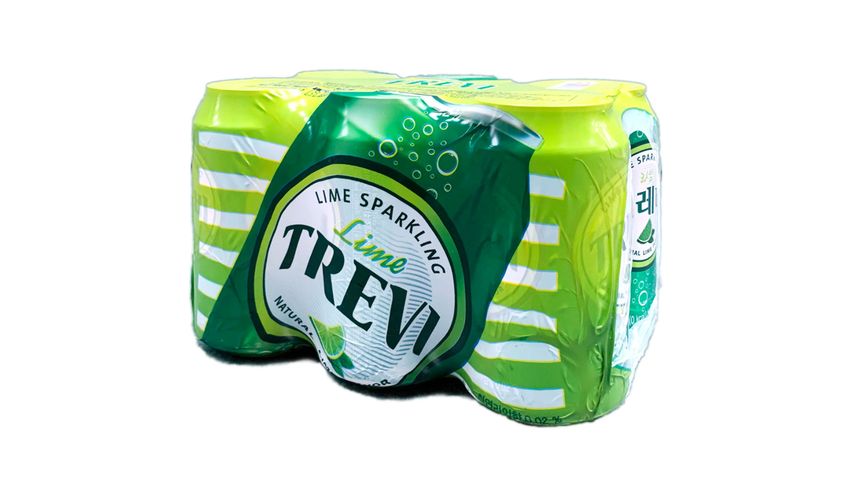 Lotte Sparkling Water Lime 355ml x 6