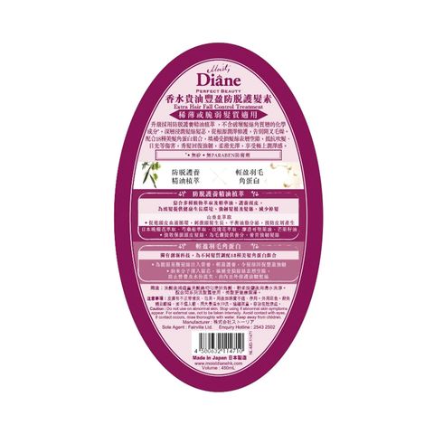 Moist Diane Perfect Beauty Extra Hair Fall Control Treatment 450ml