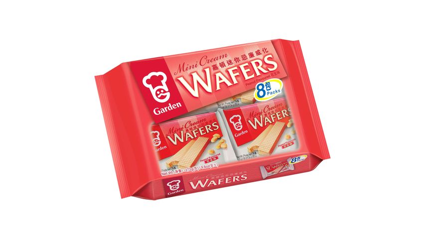 Garden Mini Cream Wafers Peanut Flavor 272g