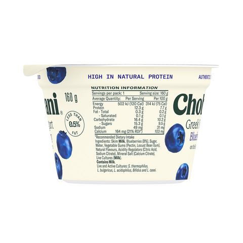 Chobani  希臘乳酪藍莓 160克