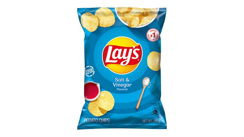 Lay's Salt & Vinegar 180g