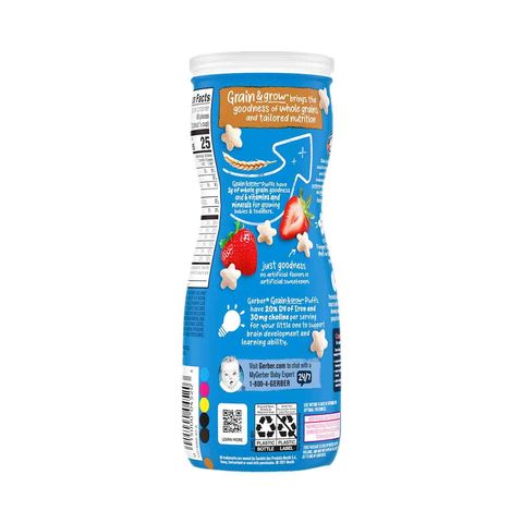 Gerber Puffs Strawberry Apple Flavor 42g