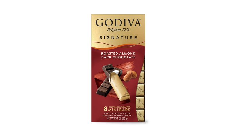 Godiva Signature Roasted Almond Dark Chocolate 90g