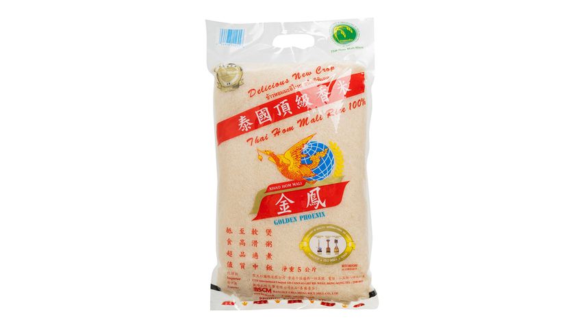Golden Phoenix Thai Hom Mali Rice 5kg [packaging may be non-vacuum]