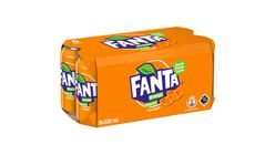 Fanta Orange Flavor Soda 330ml x 8
