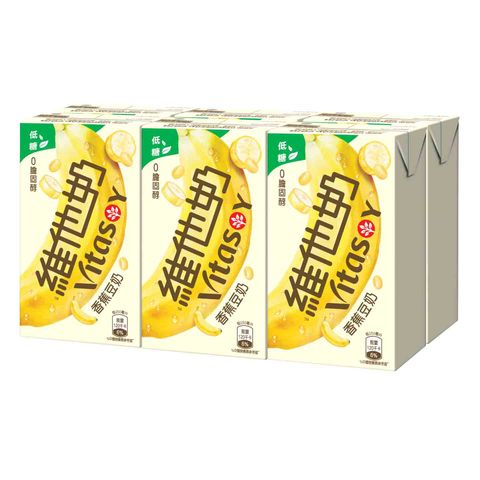 維他奶 低糖香蕉豆奶 250ml x6
