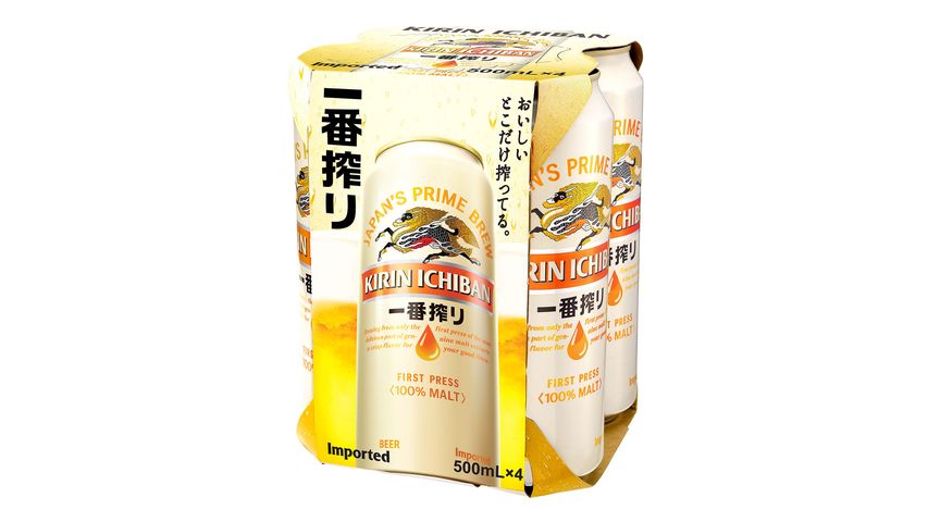 Kirin Ichiban King Can Beer 500ml x4