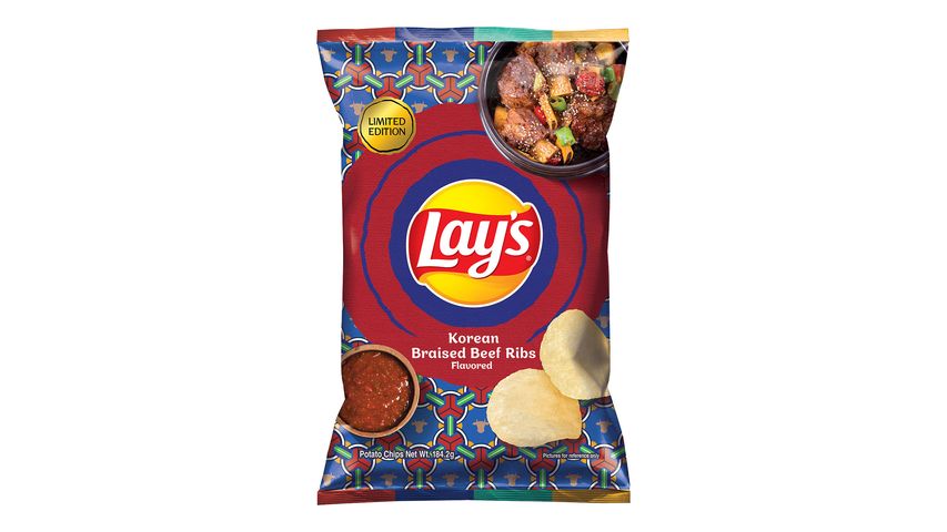 Lay's Korean Braised Beef Ribs Flavored Potato Chips 184.2g