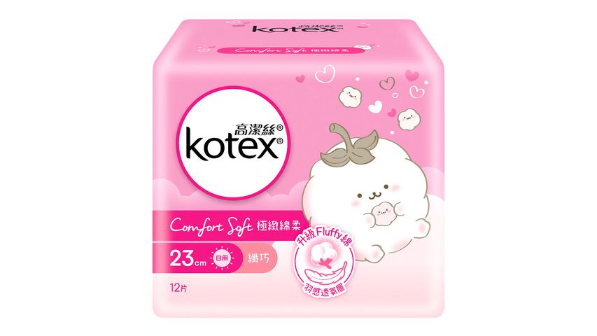 Kotex Comfort Soft Slim Day 23cm 12 Pieces