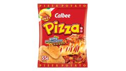 Calbee Spicy Pizza Flavour Potato Chips 55g