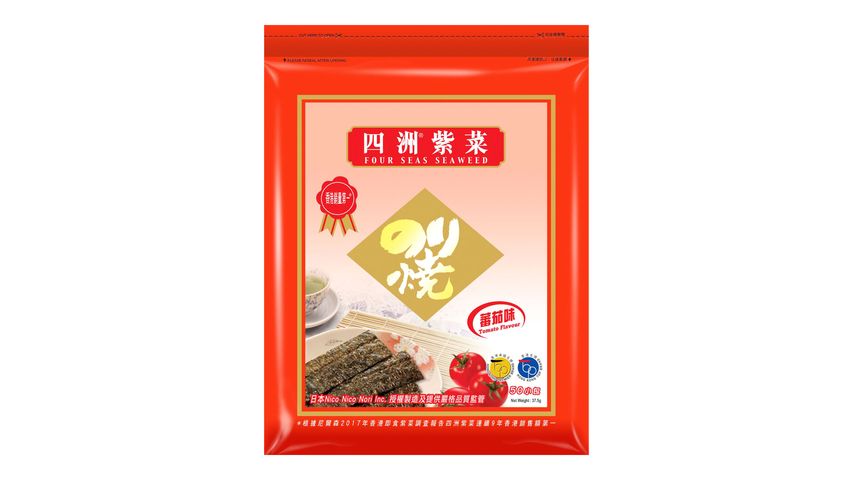 Four Seas Seaweed Tomato Flavour 50 Packets
