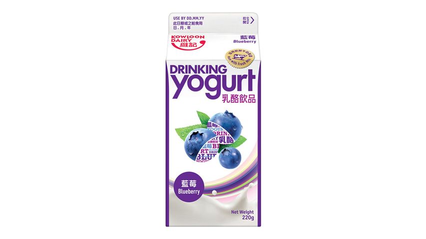 Kowloon Dairy Drinking Yogurt Blueberry 220g