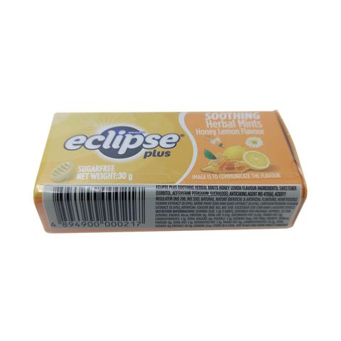 Eclipse Soothing Herbal Mints Honey Lemon 30g