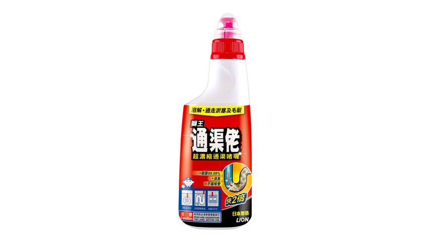 Lion Japan Made Pipeman Concentrated Pipe Cleaning Gel 450ml