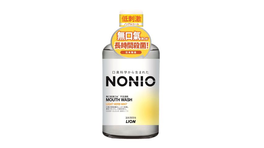 Nonio Mouthwash Non Alcohol Light Herb Mint 600ml