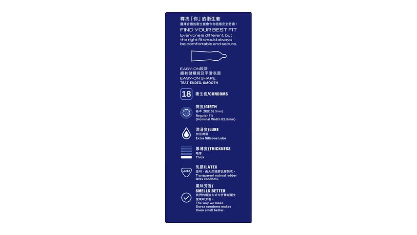 Durex Extra Safe Condom 18pcs