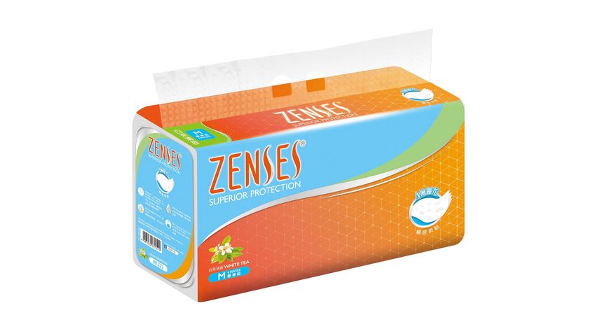 Zenses 4-ply Softpack Facial Tissue - White Tea 4 Packets