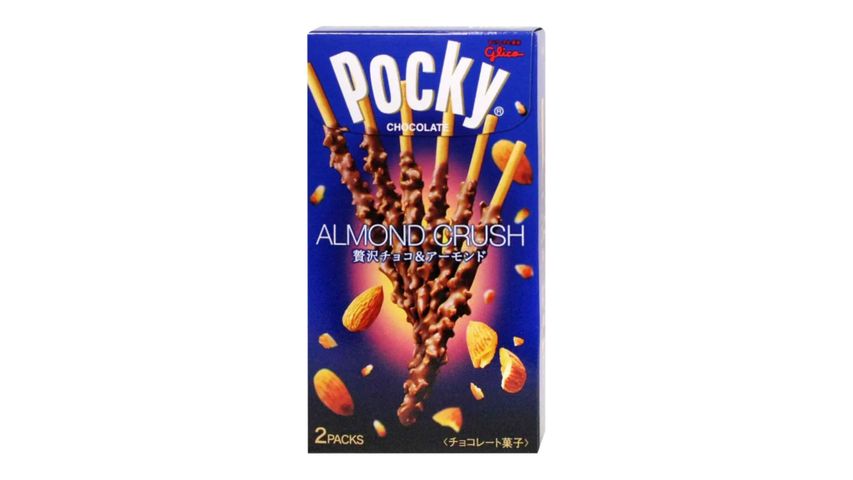 Glico Almond Crush Pocky Biscuit Stick 42.3g [Parallel Import]