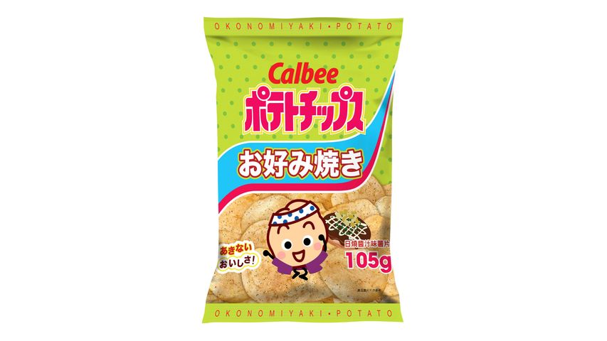 Calbee Okonomiyaki Potato Chips 105g