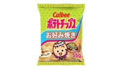 Calbee Okonomiyaki Flavoured Potato Chips 55g