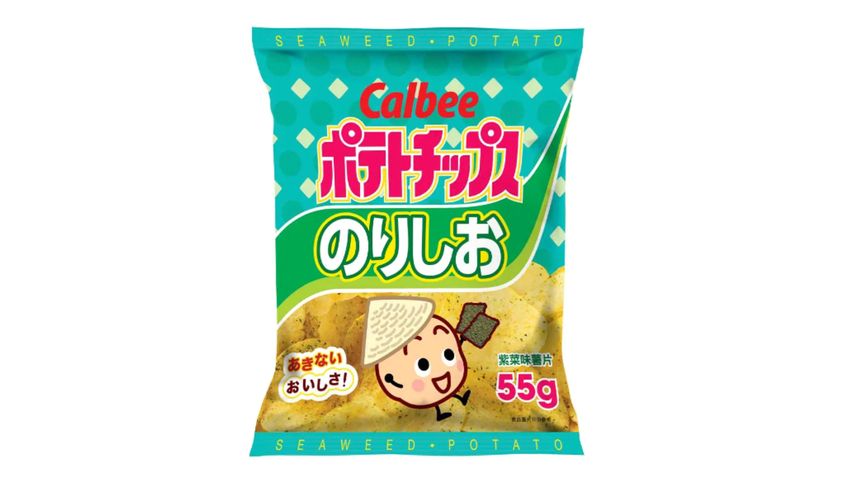 Calbee Seaweed Flavour Potato Chips 55g