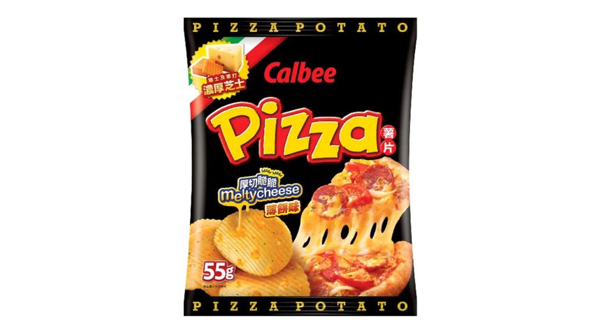 Calbee Pizza Flavour Potato Chips 55g