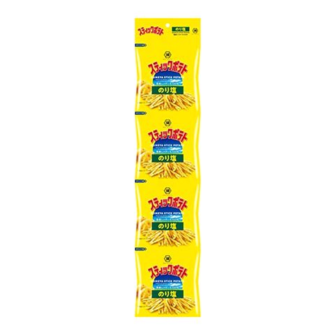 Koikeya Potato Stick Salt and Seaweed Flavor Continual 4 Packs 48g [Parallel Import]