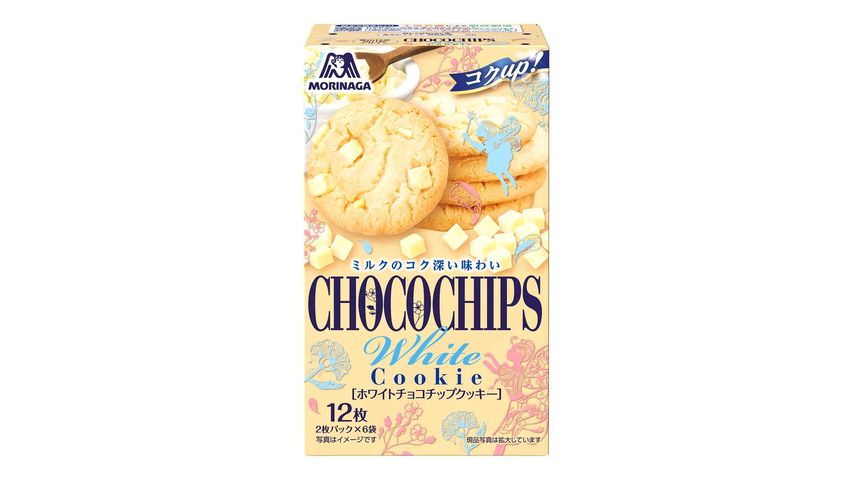 Morinaga Chocochips White Cookie 12 Pieces  105.6g