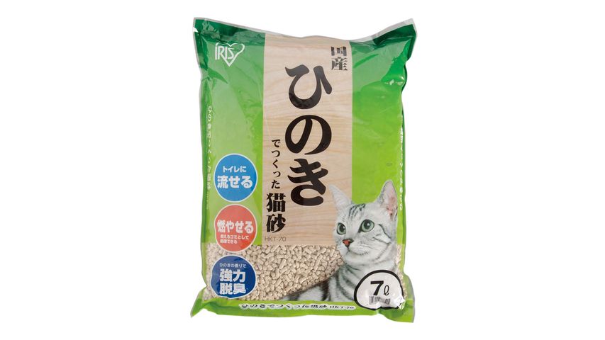 IRIS Cypress Wooden Cat Litter 7L [Parallel Import]