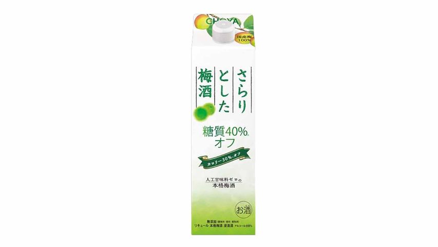Choya Sarari To Shita 40% Reduced Carbohydrate Umeshu Paper Pack Alc. 8% 1000ml [Parallel Import]
