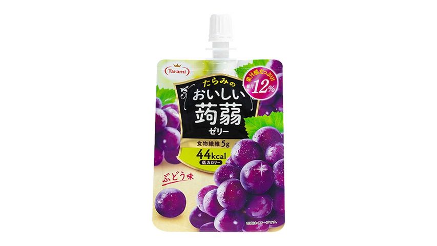 Tarami Konjac Jelly Grape Flavour 150g [Parallel Import]