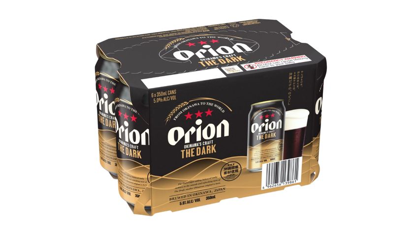 Orion The Dark Canned Beer 350ml x6